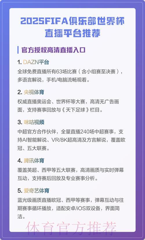 世界杯高清赛事免费在线直播平台精选推荐 世界杯高清赛事免费在线直播平台精选推荐
